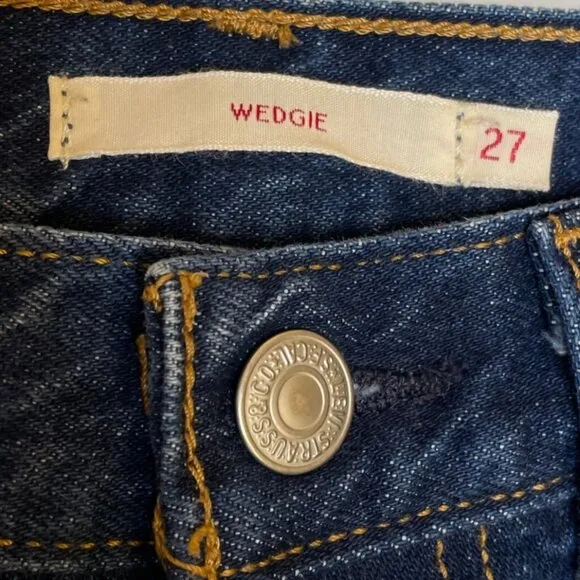 Levi's Premium Wedgie Button Fly Jeans, 27