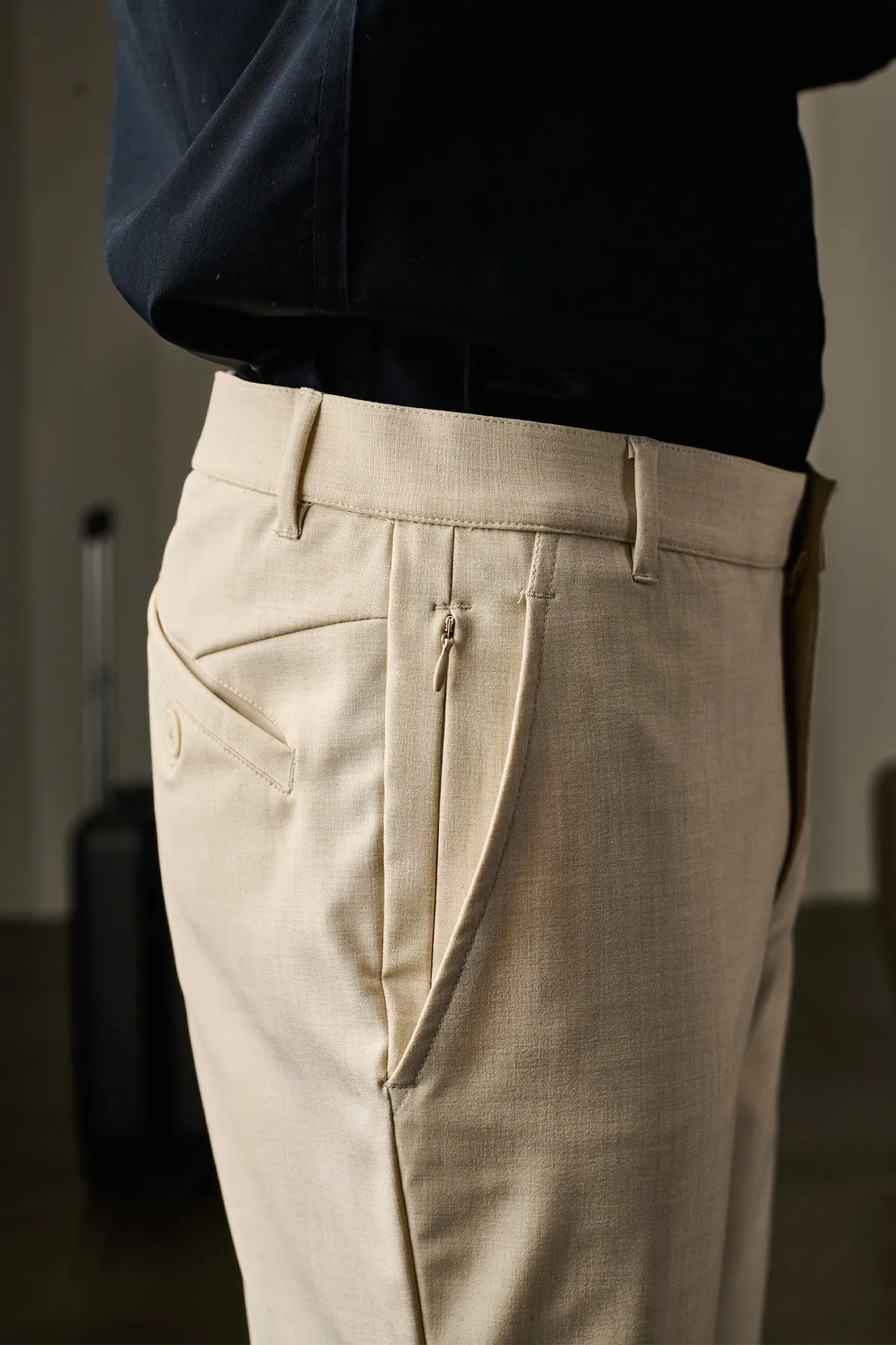 Light Beige Business Pant