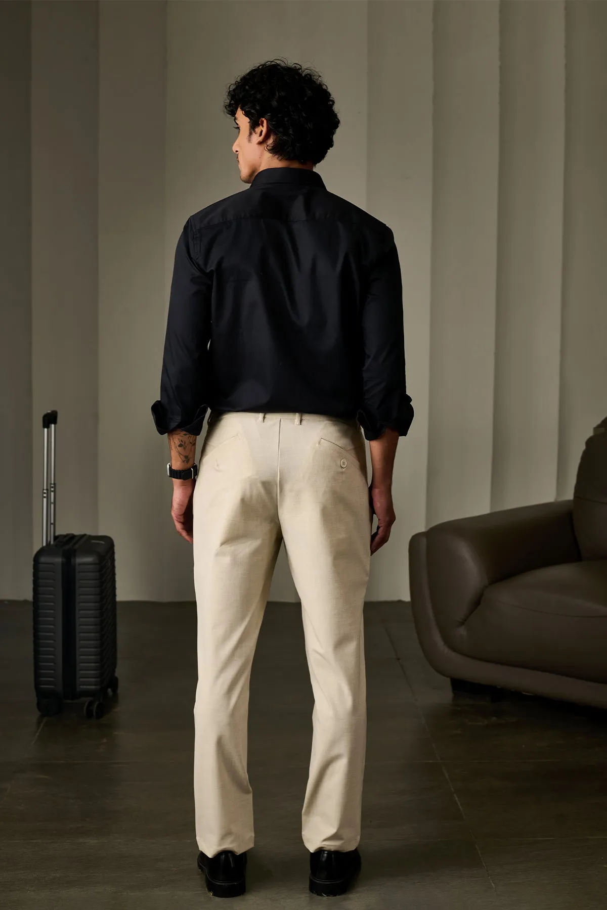 Light Beige Business Pant