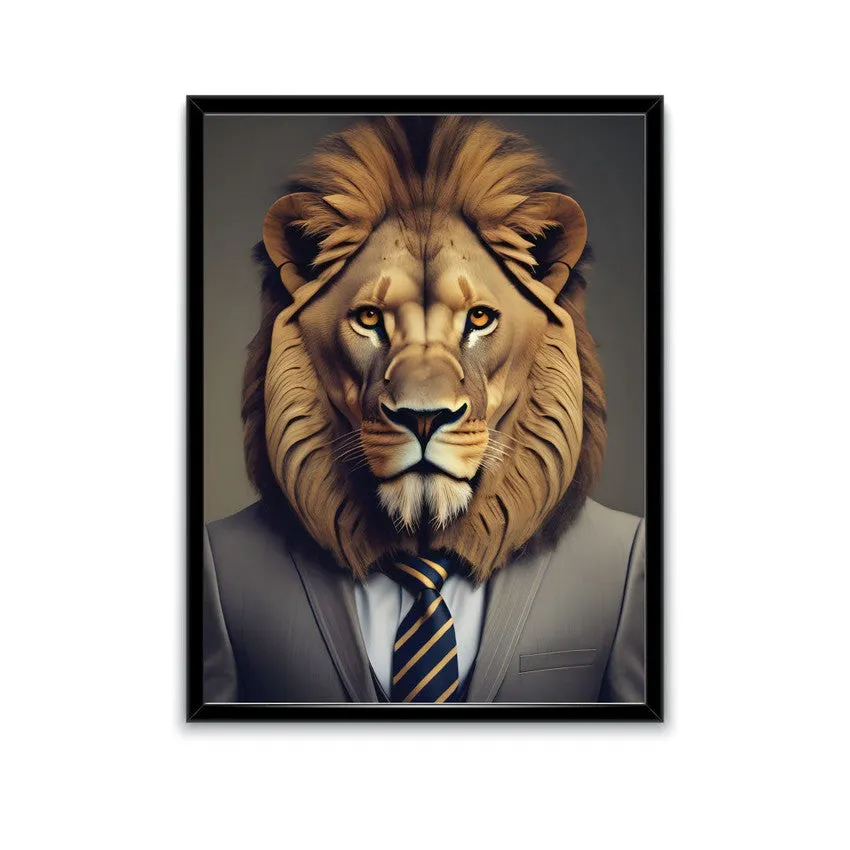 Lion "Let's Talk Business" Poster