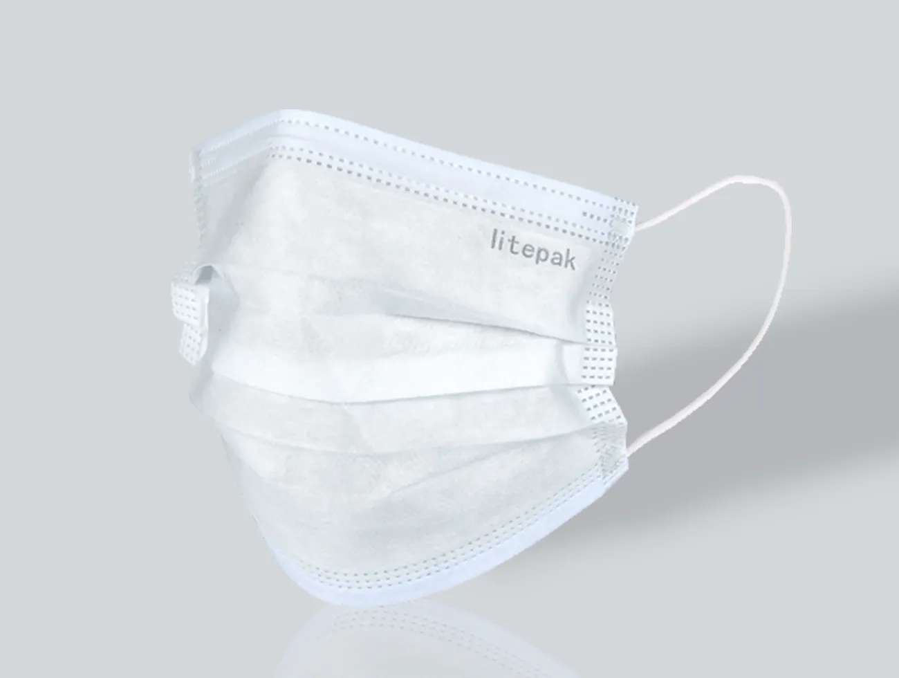 Litepak Premium Disposable Face Masks 3-Ply, Various Colors (50-Pack)