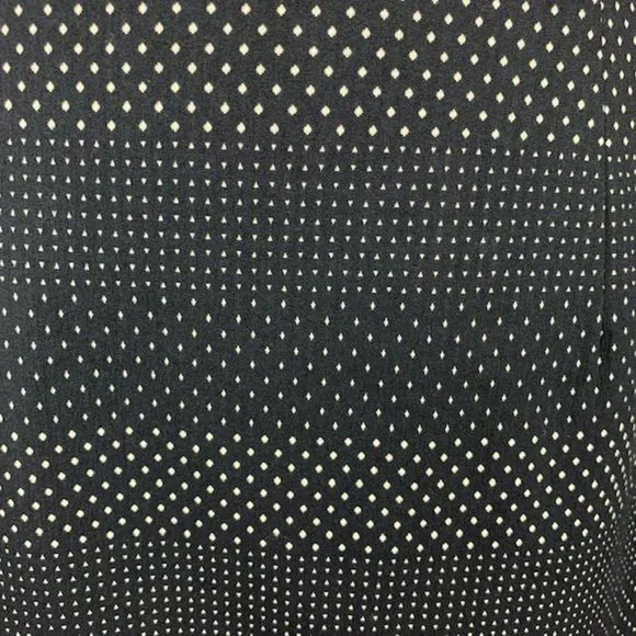 LK Bennett Carlotta Pencil Skirt Micro Dot Dark Navy New 4