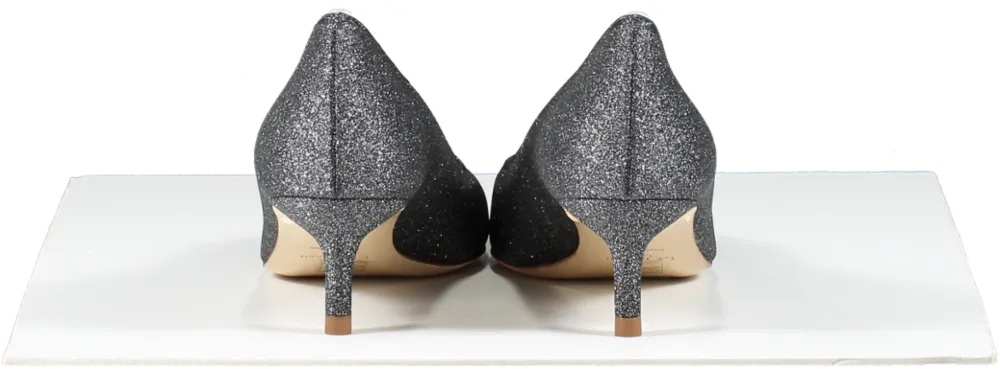 LK Bennett Grey Glitter Kitten Heel Court Shoes BNIB UK 5 EU 38 👠