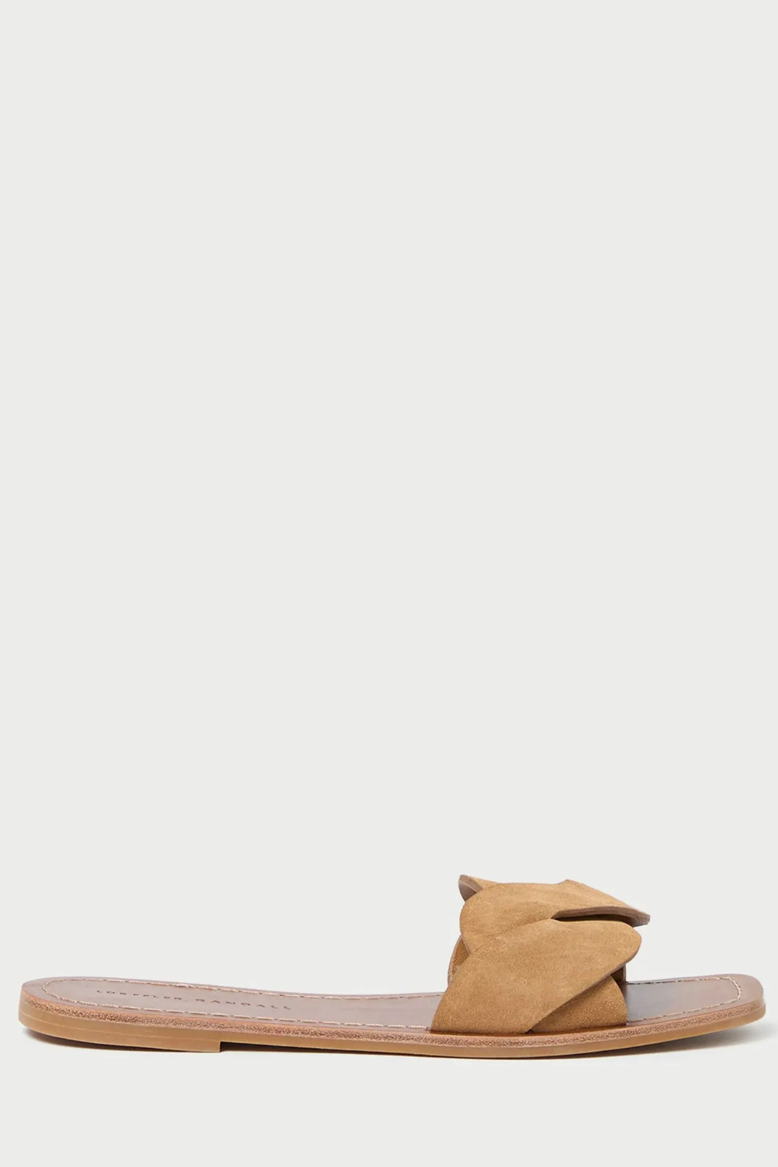 Loeffler Randall Willajo Flat Braid Band Sandal in Toffee