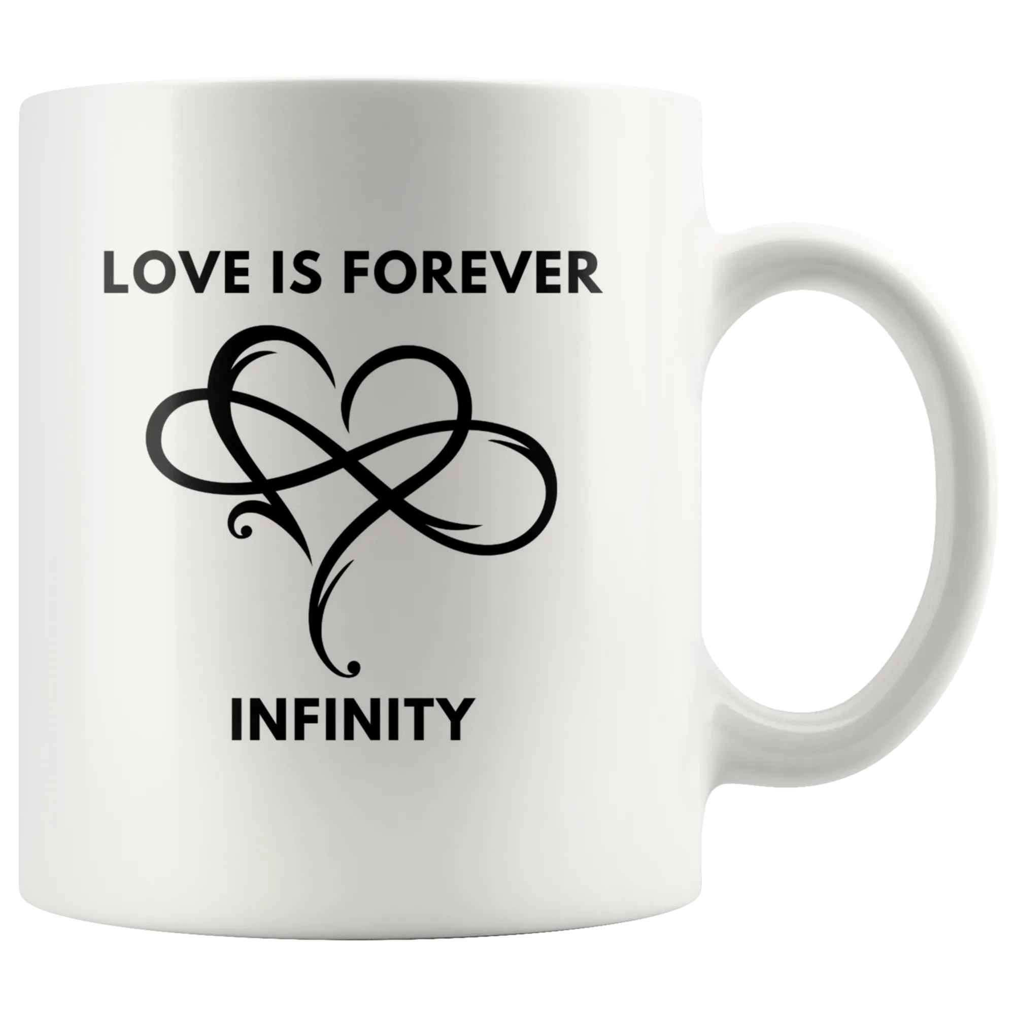 Love is Forever Infinity Hot & Cold Beverage Mug