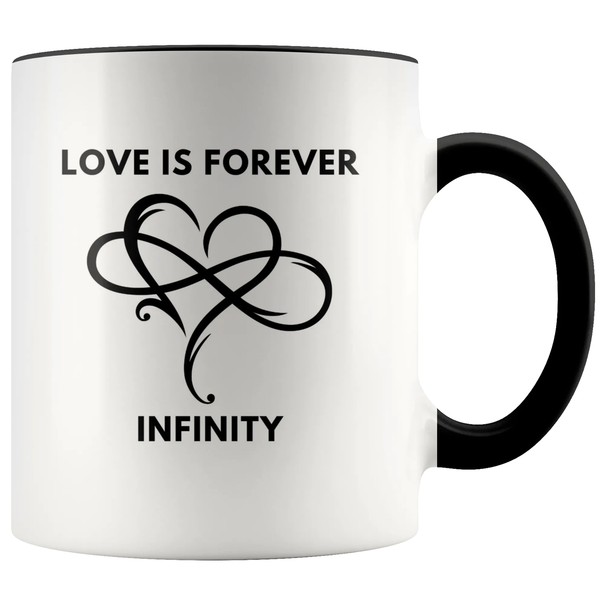 Love is Forever Infinity Hot & Cold Beverage Mug