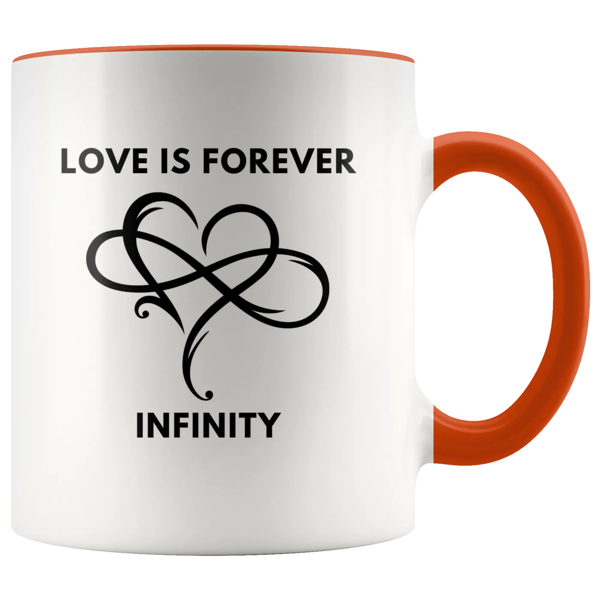 Love is Forever Infinity Hot & Cold Beverage Mug