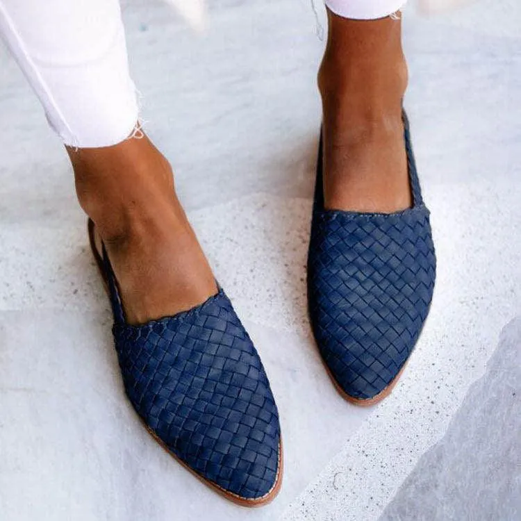 LuxeStride™ | Women's Premium Leather Slip-On Shoes | Comfortable Fit, Durable Design & Stylish Appeal