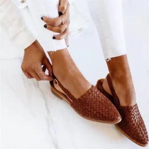 LuxeStride™ | Women's Premium Leather Slip-On Shoes | Comfortable Fit, Durable Design & Stylish Appeal
