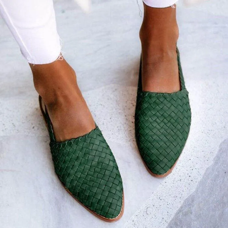 LuxeStride™ | Women's Premium Leather Slip-On Shoes | Comfortable Fit, Durable Design & Stylish Appeal