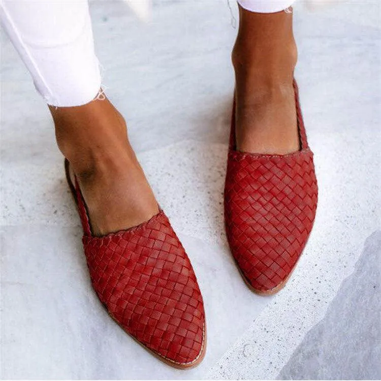 LuxeStride™ | Women's Premium Leather Slip-On Shoes | Comfortable Fit, Durable Design & Stylish Appeal