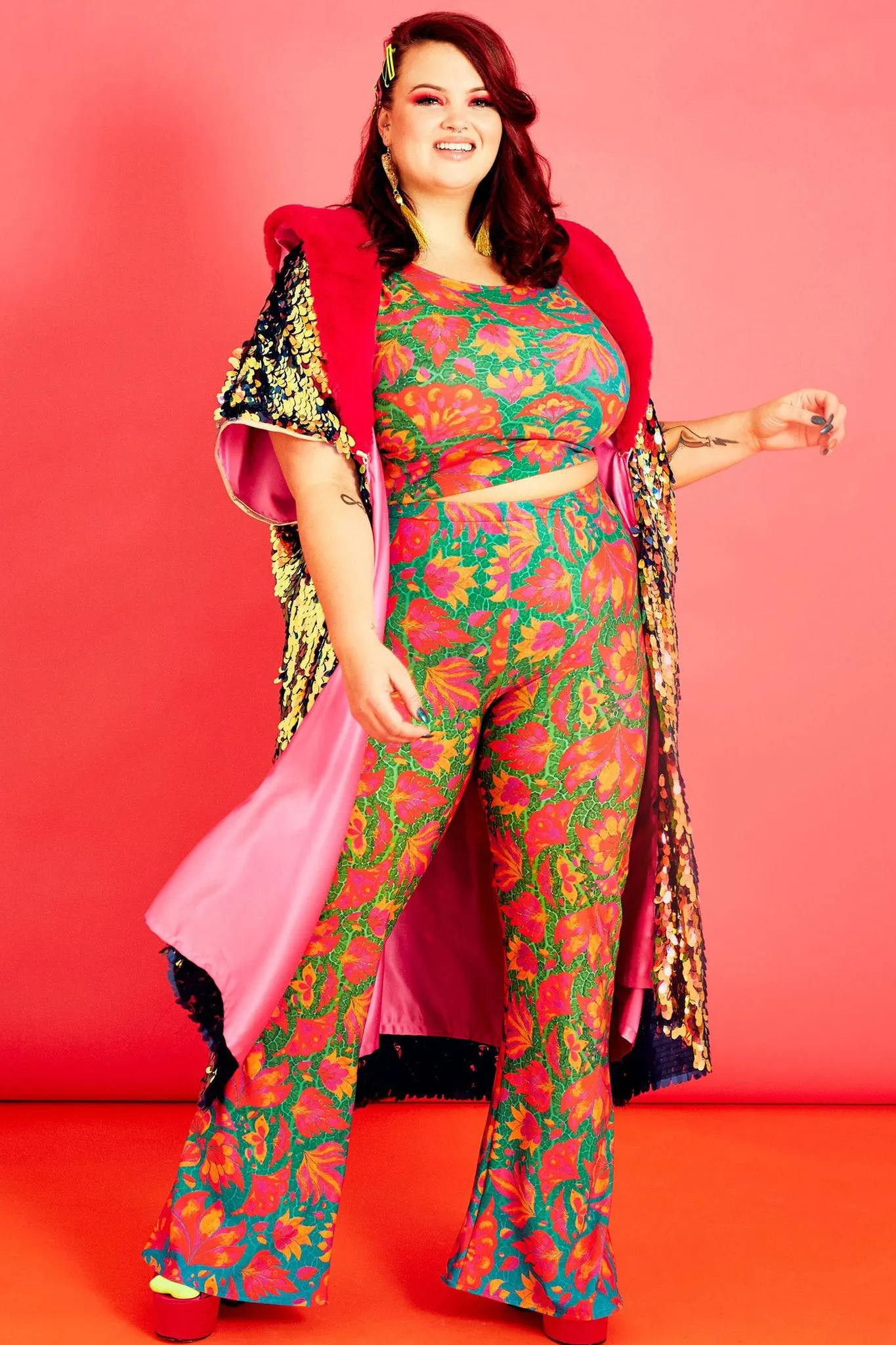 Luxury Lycra Flares in Vendala