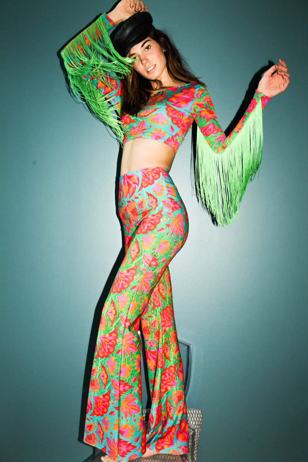 Luxury Lycra Flares in Vendala