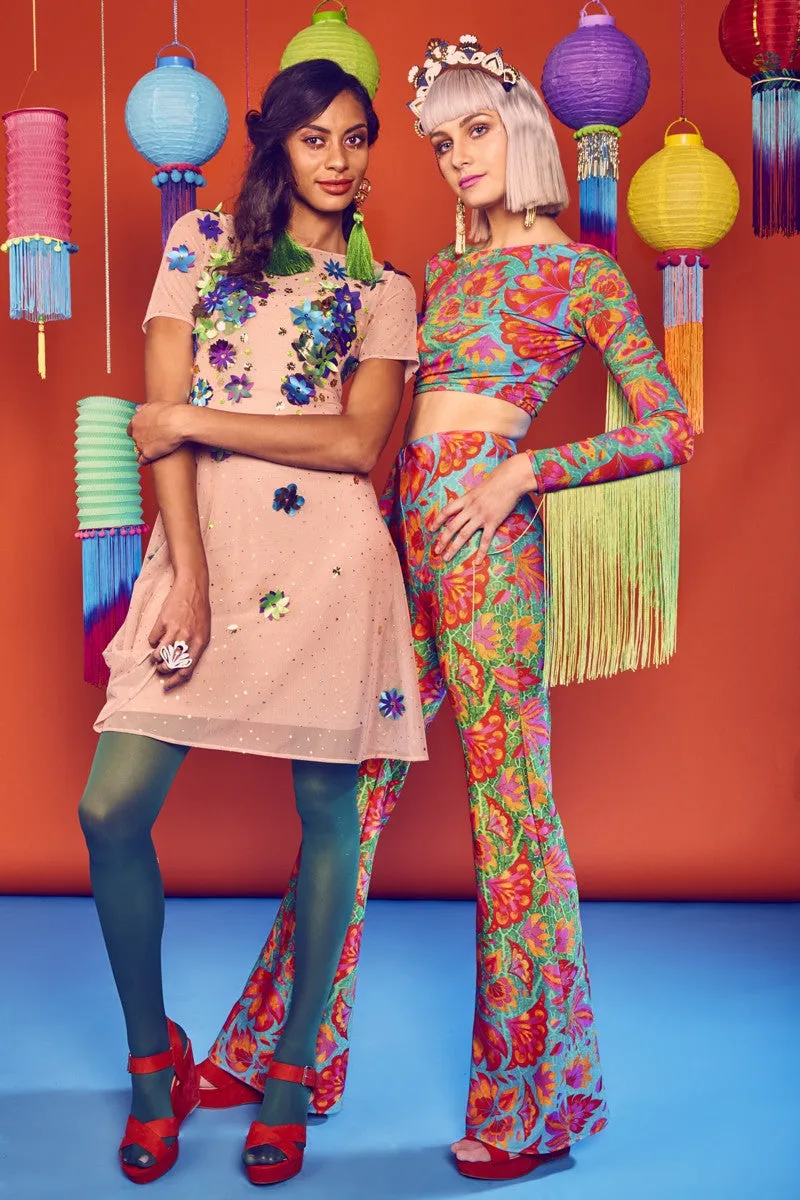 Luxury Lycra Flares in Vendala