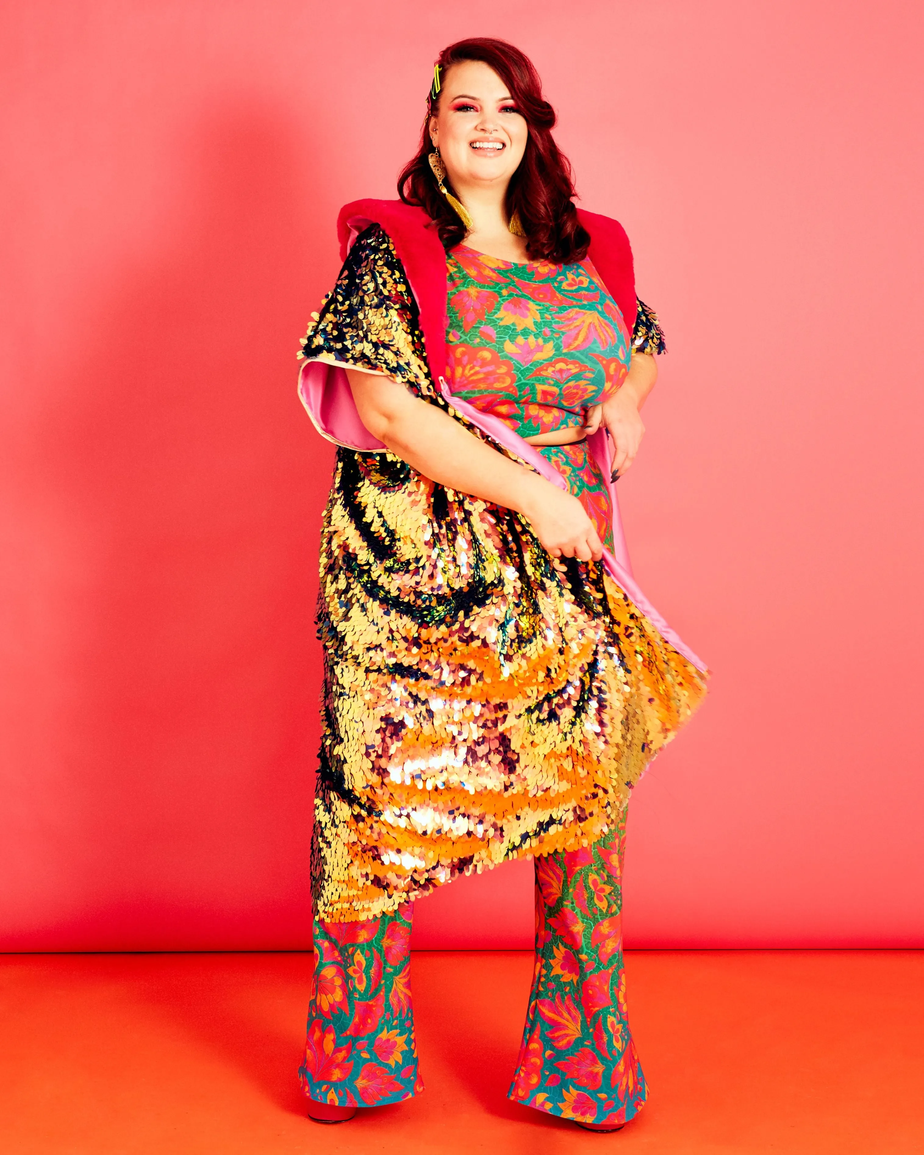 Luxury Lycra Flares in Vendala