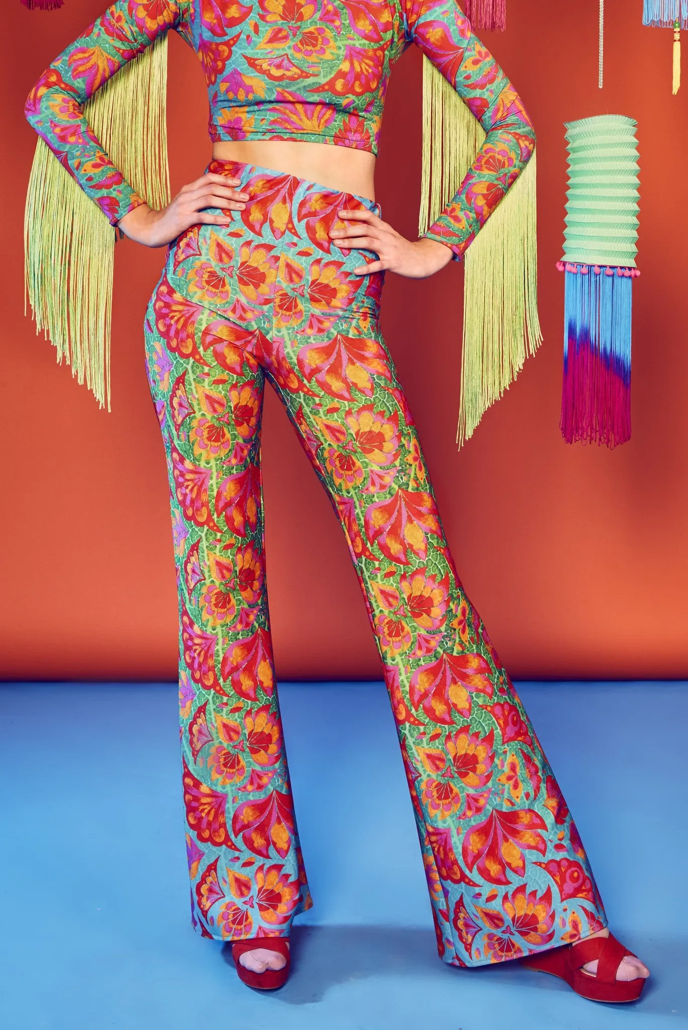 Luxury Lycra Flares in Vendala