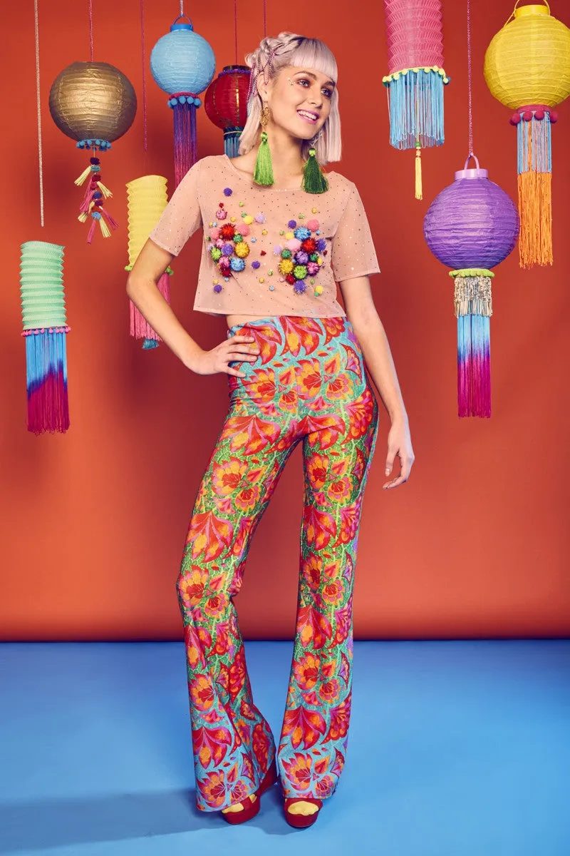 Luxury Lycra Flares in Vendala