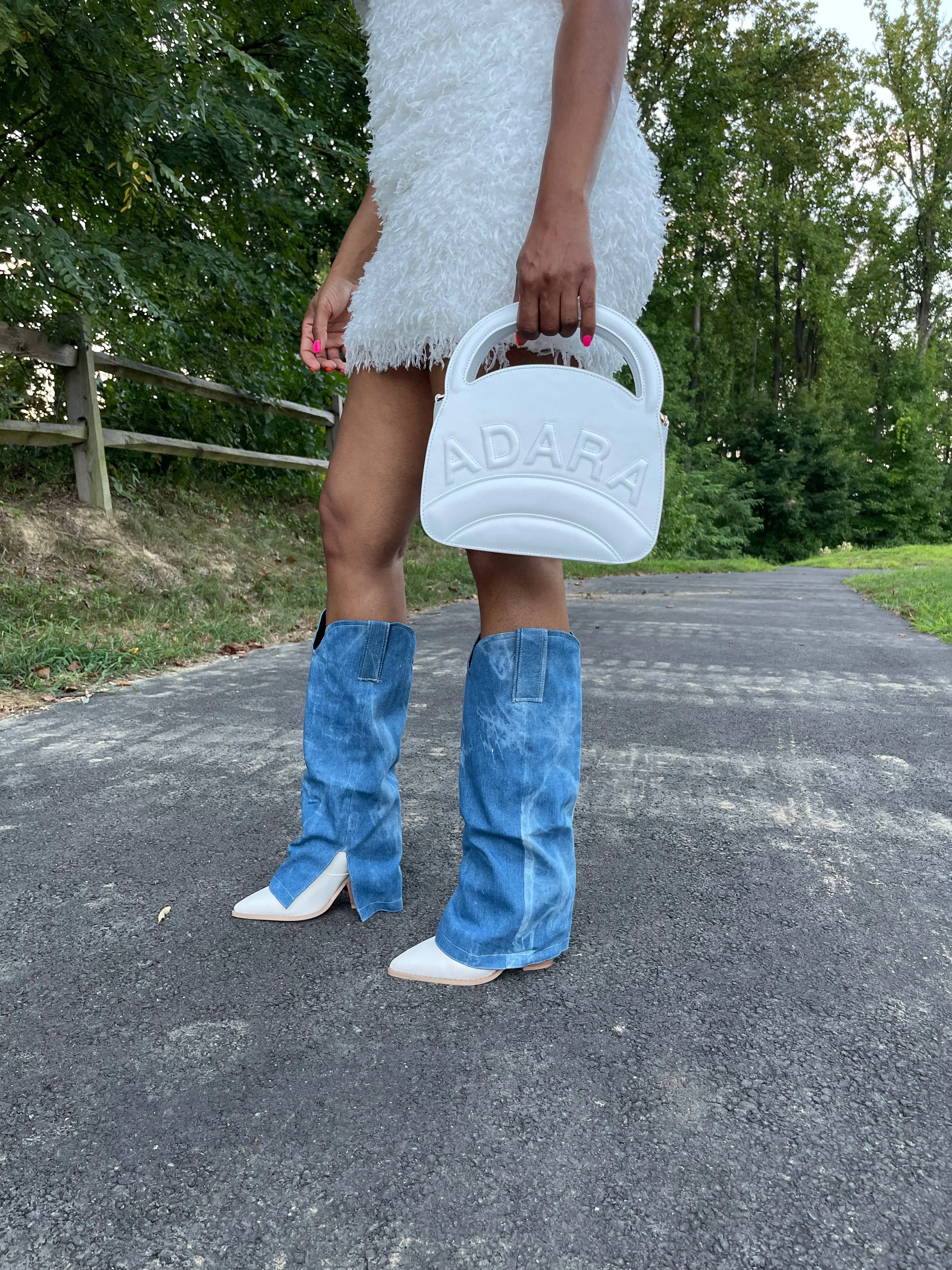 Mac Denim Western Boot