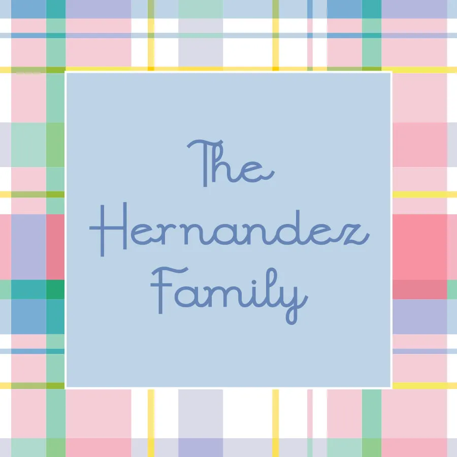 Madras Plaid Calling Card