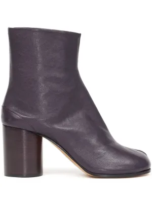 Maison Margiela Tabi 80mm leather ankle boots