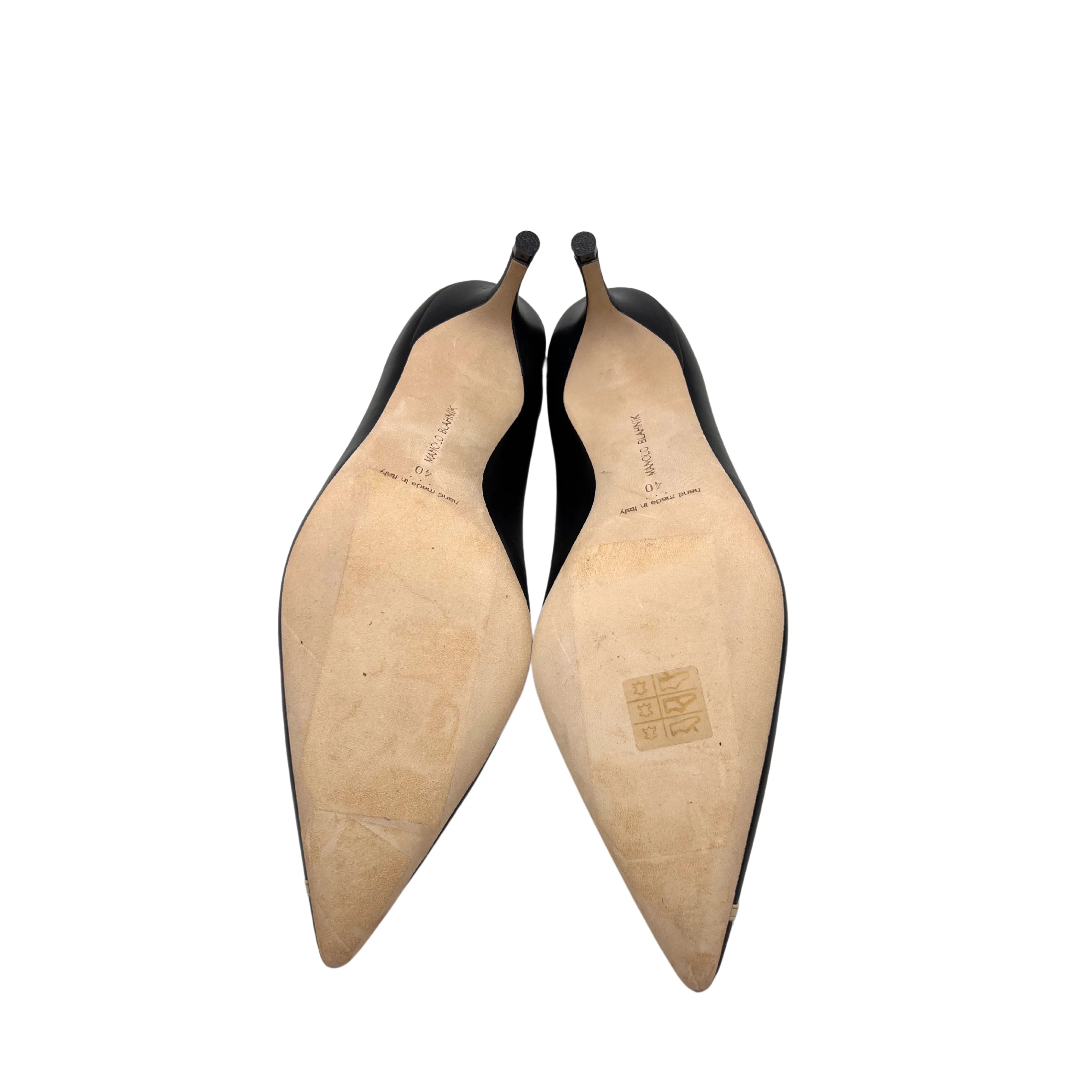 Manolo Blahnik Rinam Tricolor Pumps - Size 40
