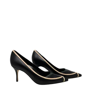 Manolo Blahnik Rinam Tricolor Pumps - Size 40