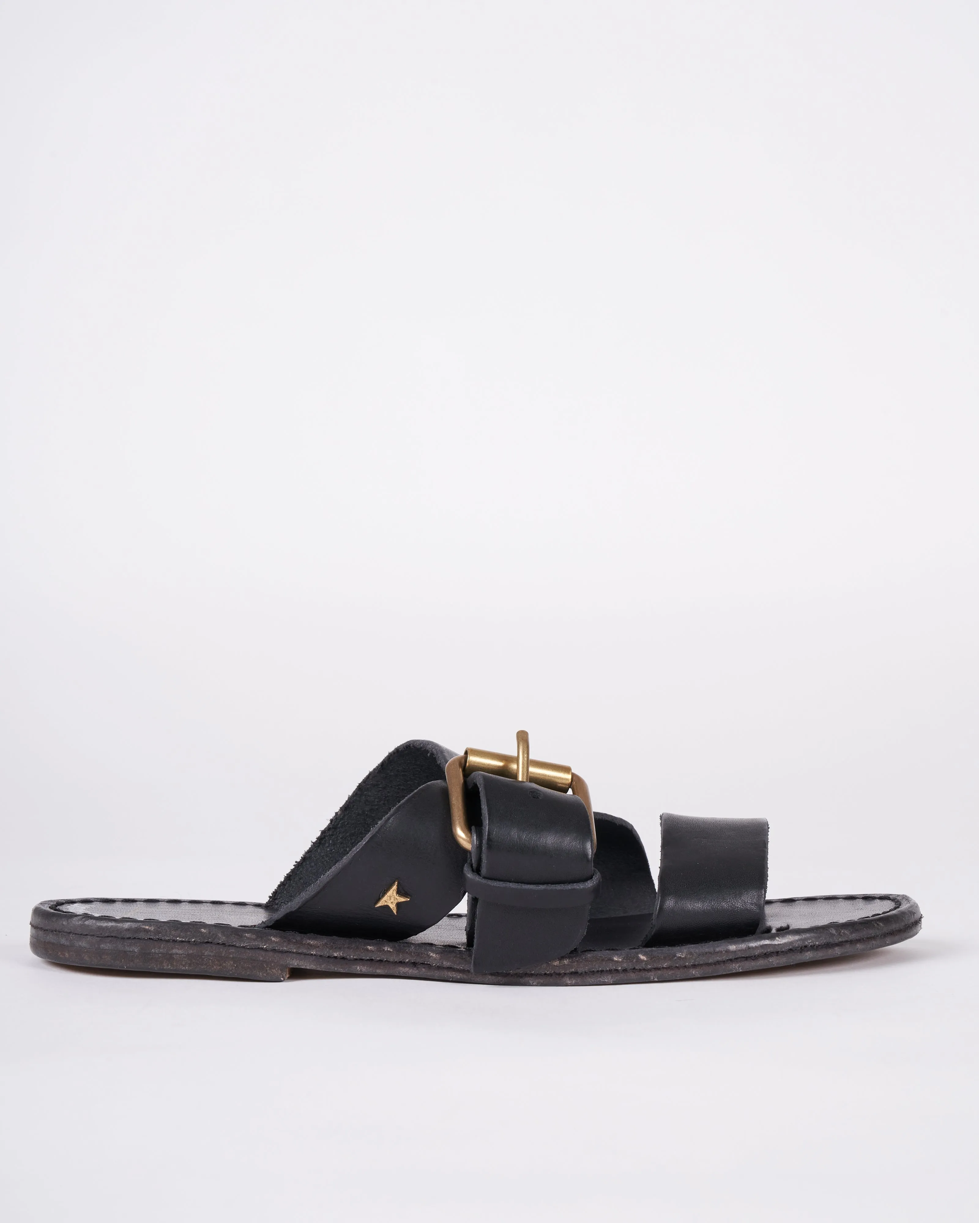 margaret resinated leather upper - black 90100