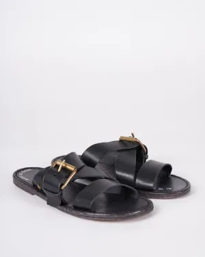 margaret resinated leather upper - black 90100
