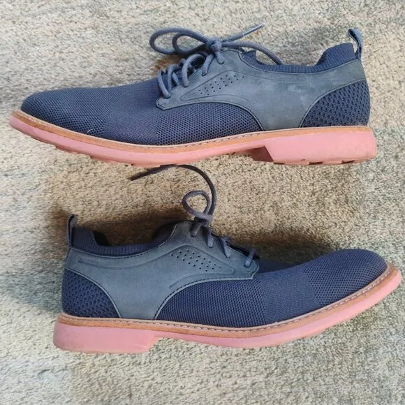 Mark Nason Mens Lace-up Oxford Blue US 8.5 EU 41.5
