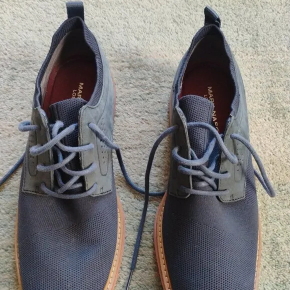 Mark Nason Mens Lace-up Oxford Blue US 8.5 EU 41.5
