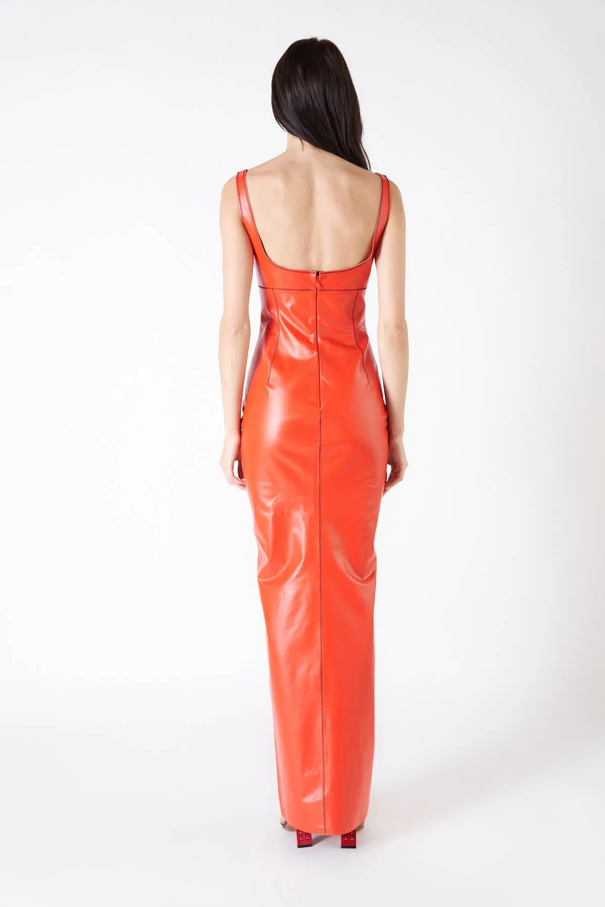 MARNI | LAMBSKIN LEATHER DRESS