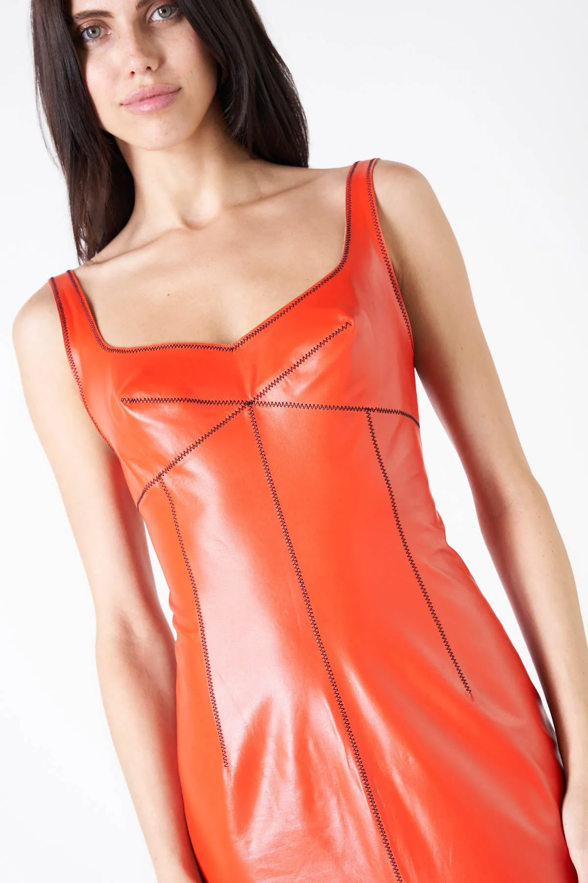 MARNI | LAMBSKIN LEATHER DRESS