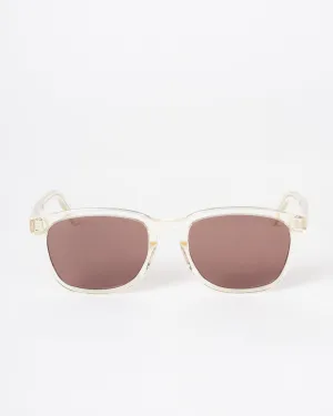 max - champagne with brown flat lenses