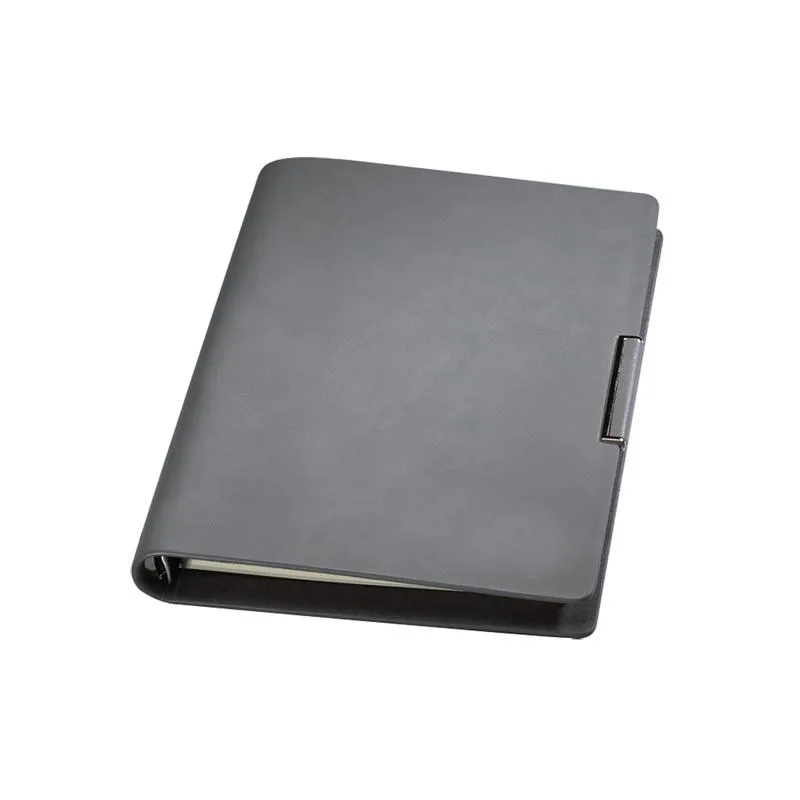Medium Loose Leaf Business Notebook With Metal Buckle