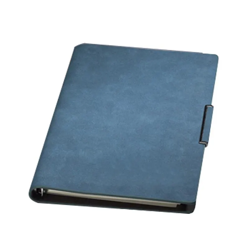 Medium Loose Leaf Business Notebook With Metal Buckle