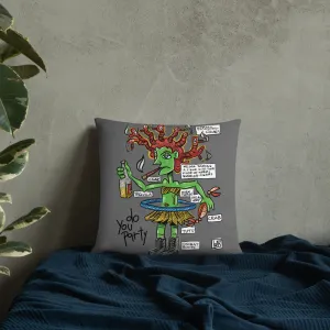 Medusa - Lebo Premium Throw Pillow