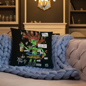 Medusa - Lebo Premium Throw Pillow