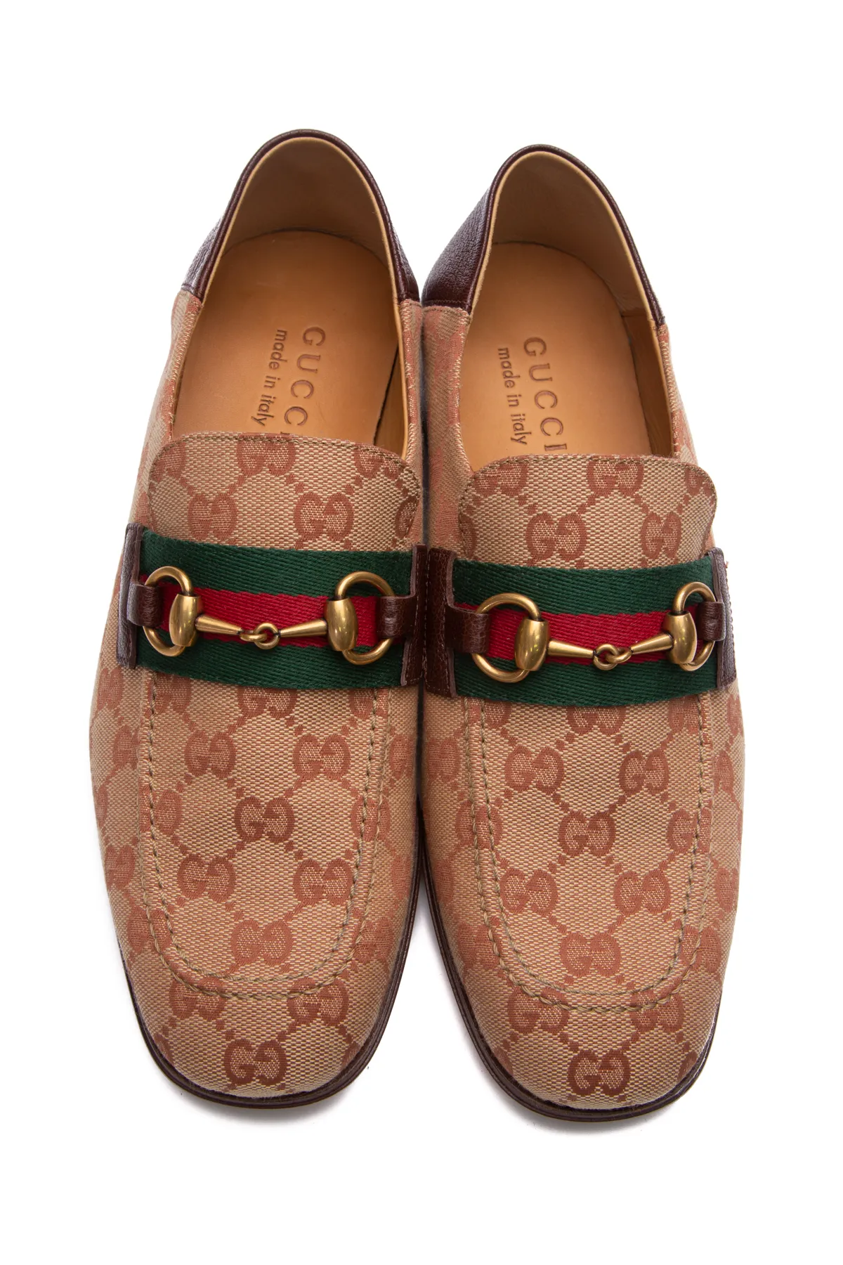 Men's Horsebit Web Loafers - Size US 6.5