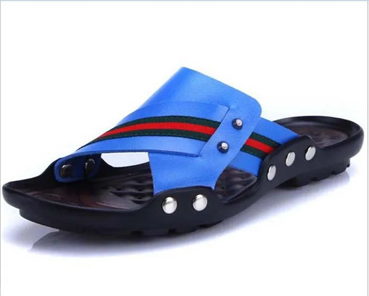 Men's Luxury Stripe Sandal In 3 Colors