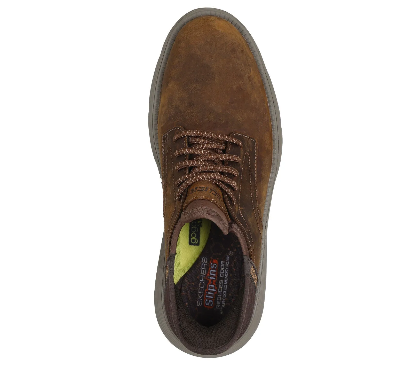 MEN'S SKECHERS SLIP-INS: GARZA - GERVIN | DARK BROWN