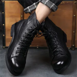 Men's Vintage London Style Fashion Martin Boots