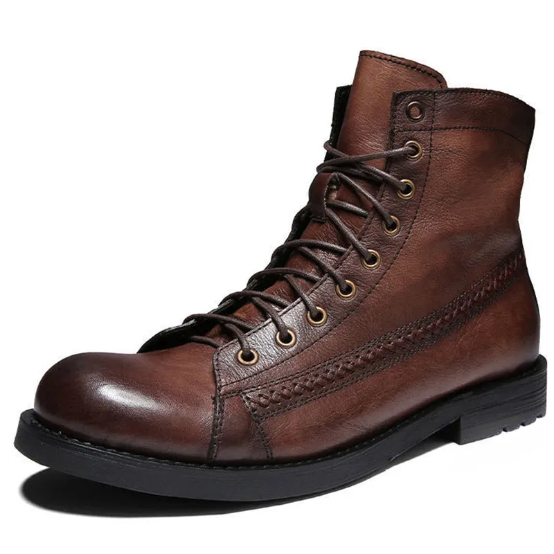 Men's Vintage London Style Fashion Martin Boots