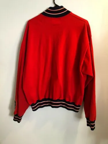 Mens Vintage Red Wing Baseball Jacket