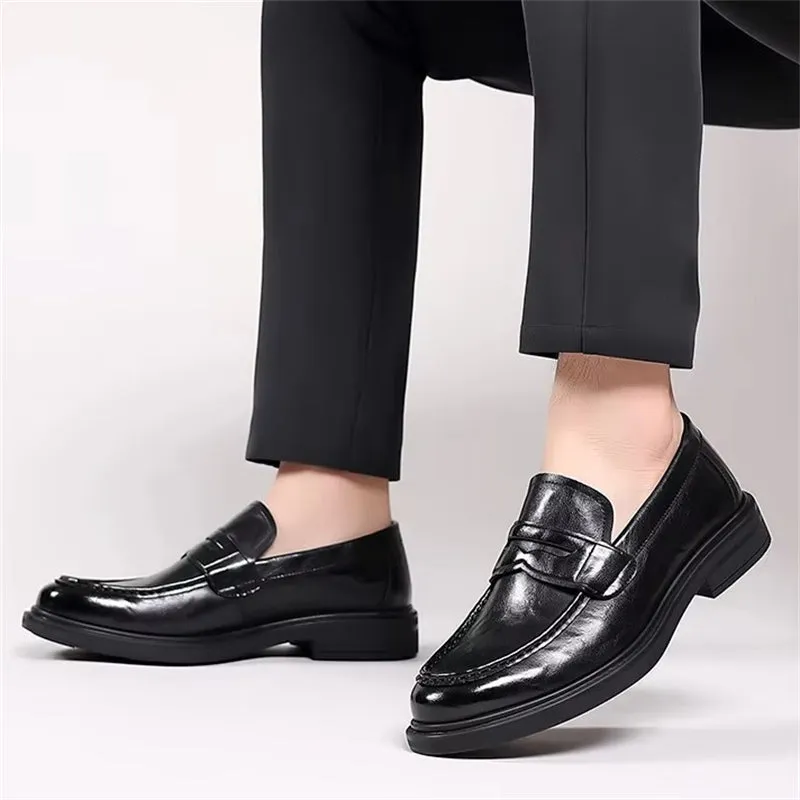 Men's Wedding Party Business Leather Oxford Dress Shoes