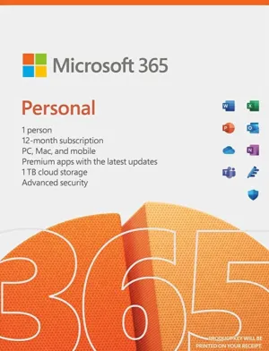 Microsoft Office 365 Personal (1 Year/1 User) (PC/MAC)