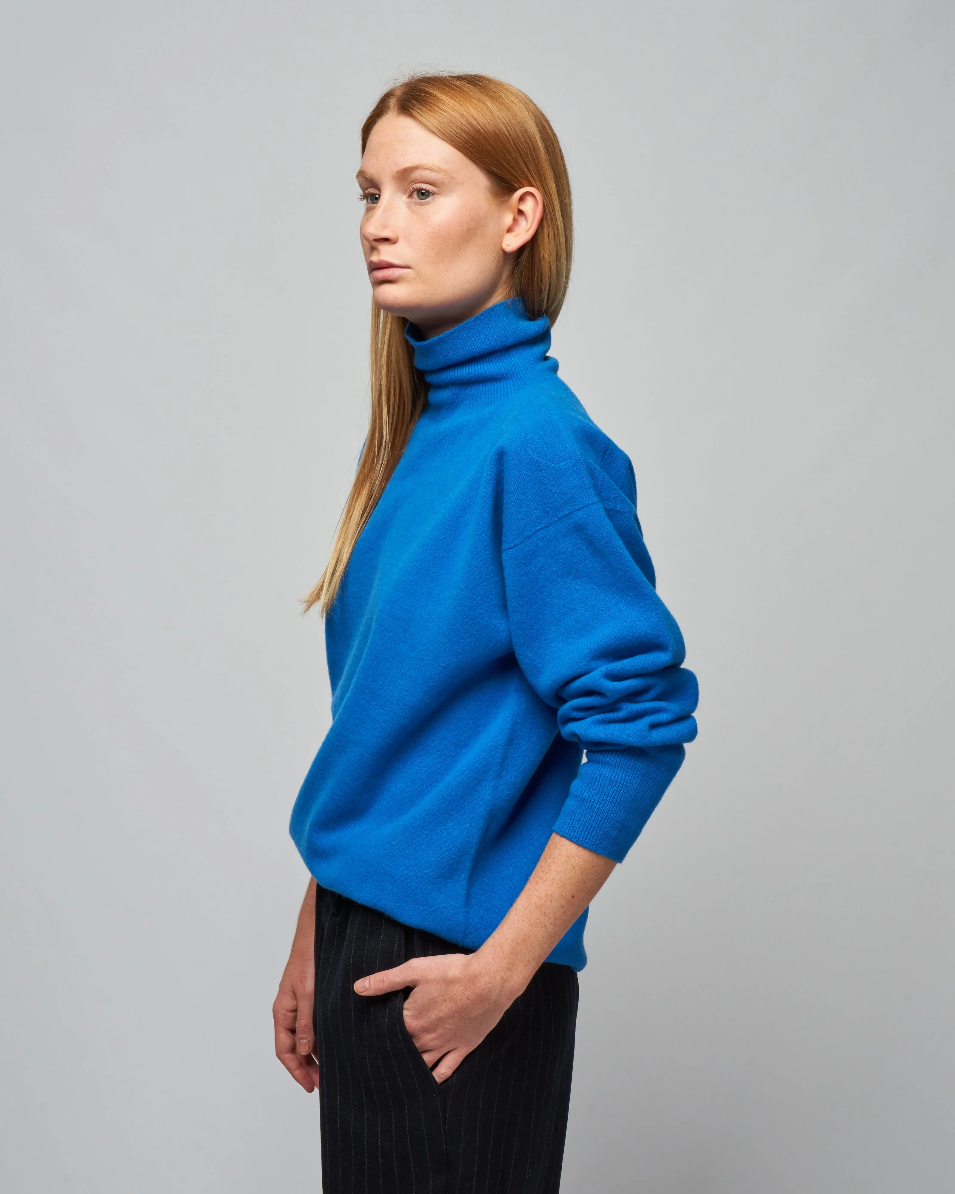 middle gauge turtleneck - blue
