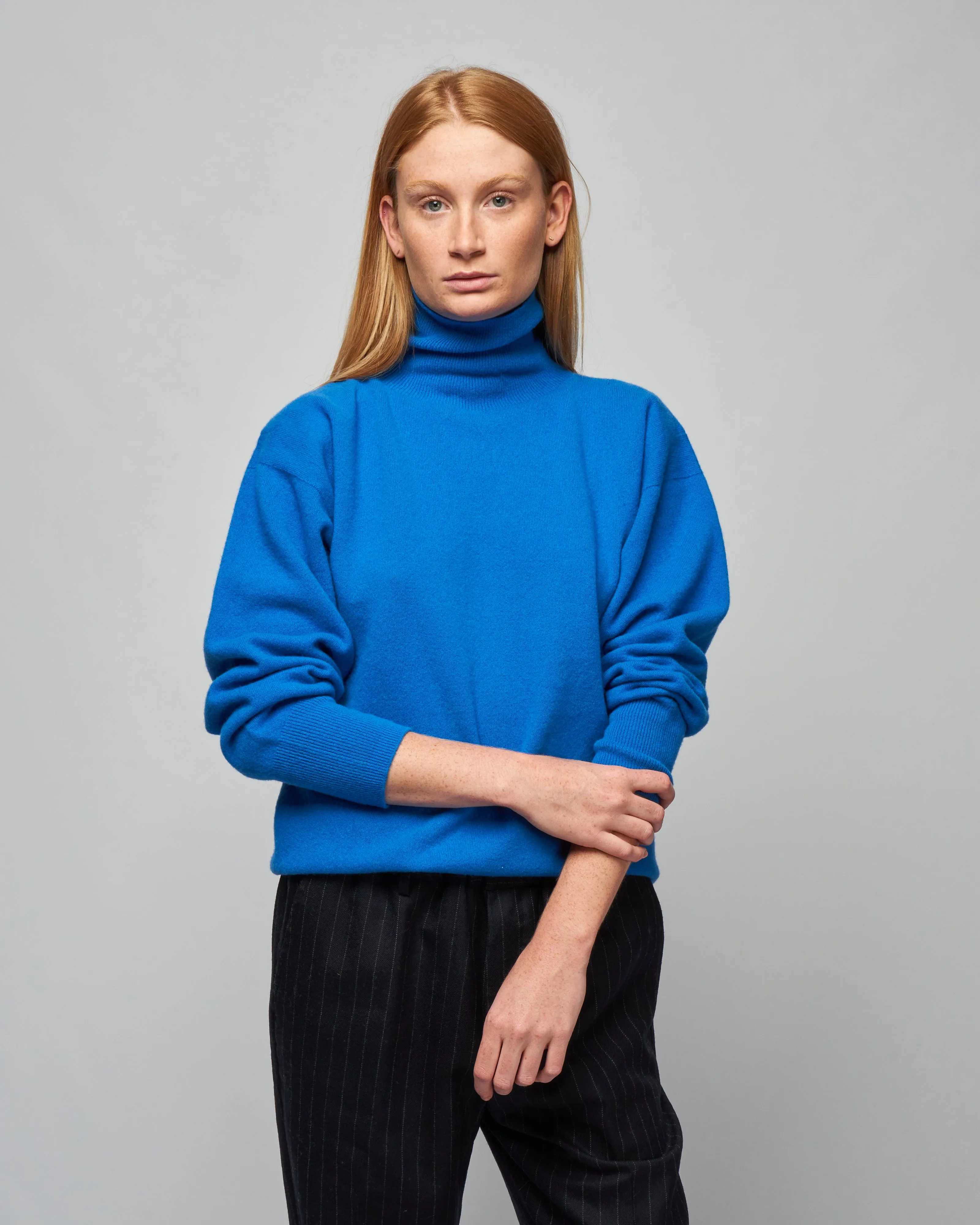 middle gauge turtleneck - blue