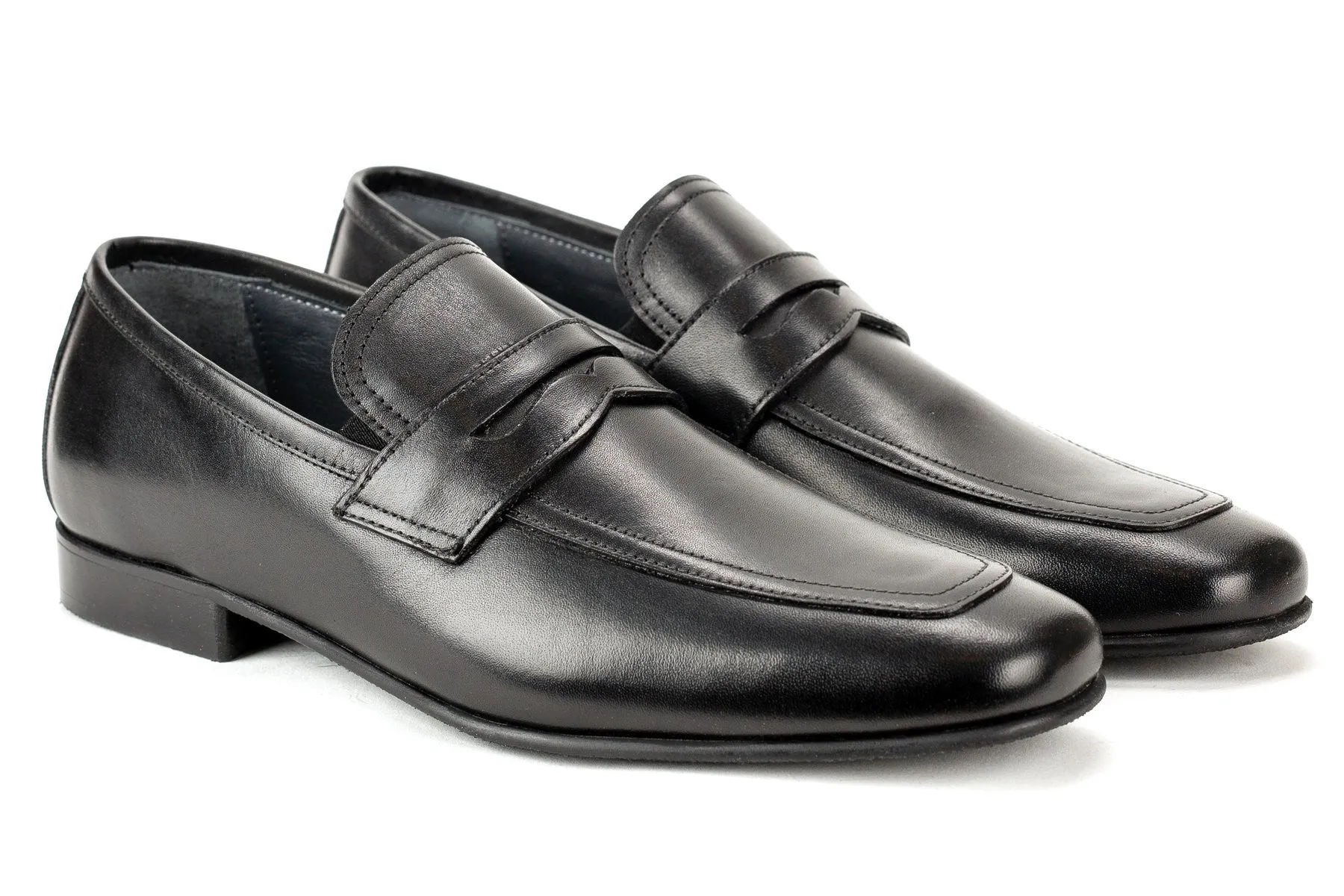 Mirage Jr Boys Black Dress Slip On Shoes  7966