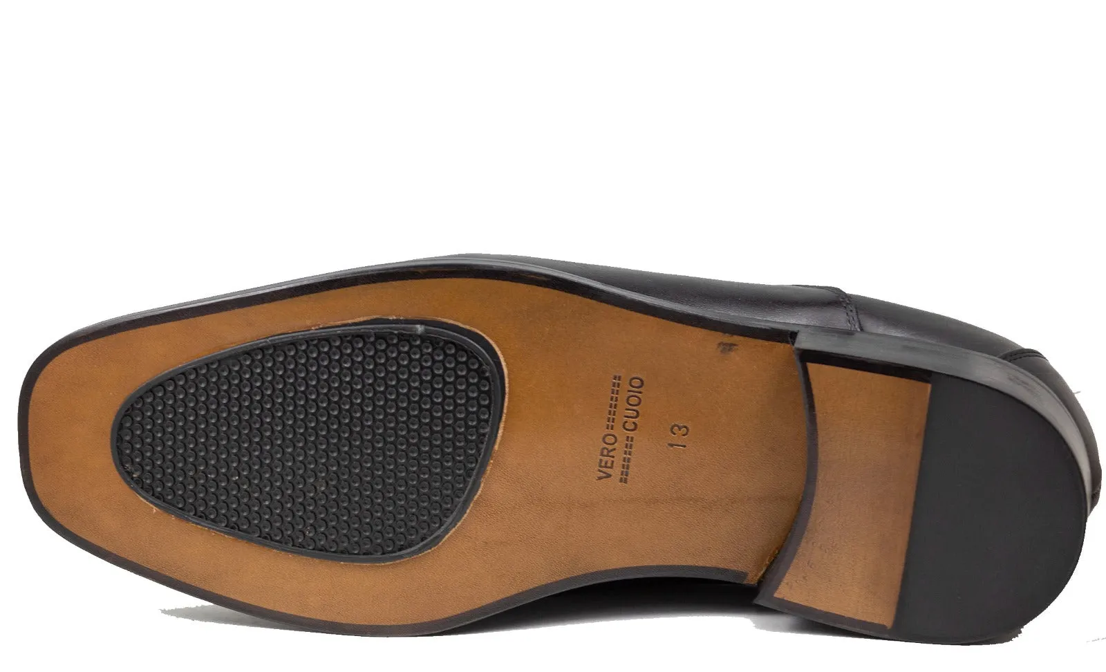 Mirage Men's Dress Black Leather Shoes 8657