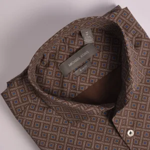 MK Brown Diamond Shirt
